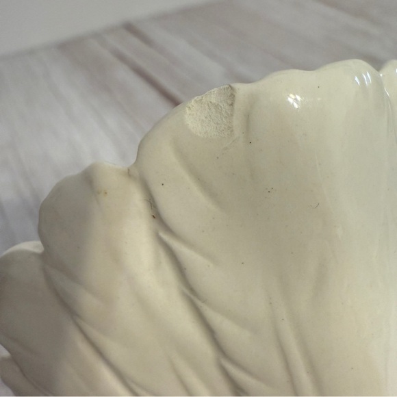 5" Ceramic White Dove Pigeon Bird Planter Figurine Made in Japan Vintage Chip - Picture 6 of 10